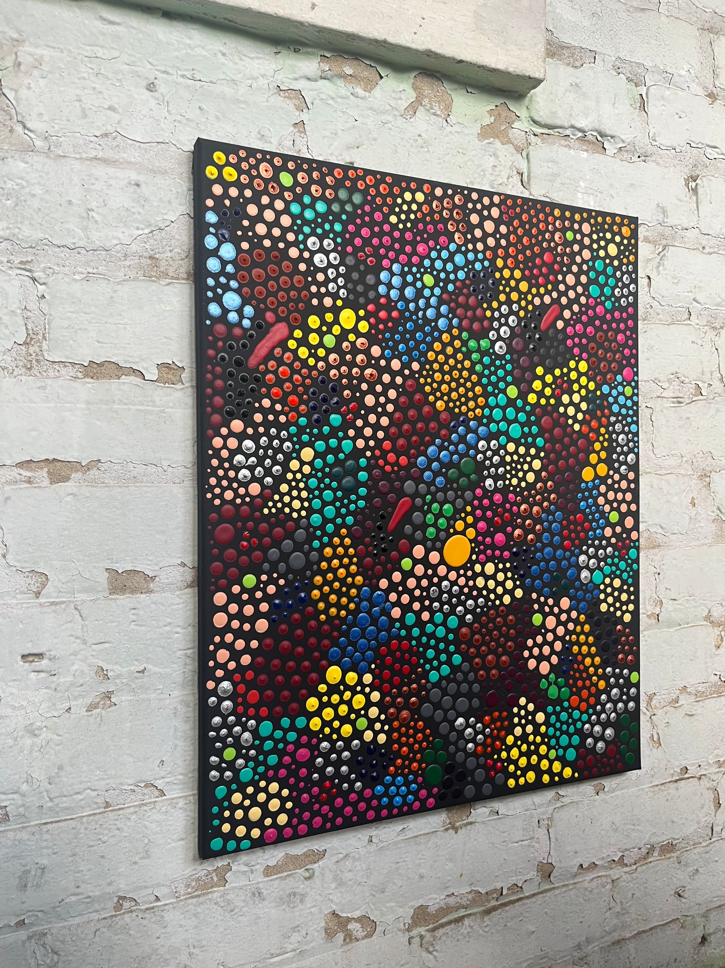 ABSTRACT DOT PAINTING #0089