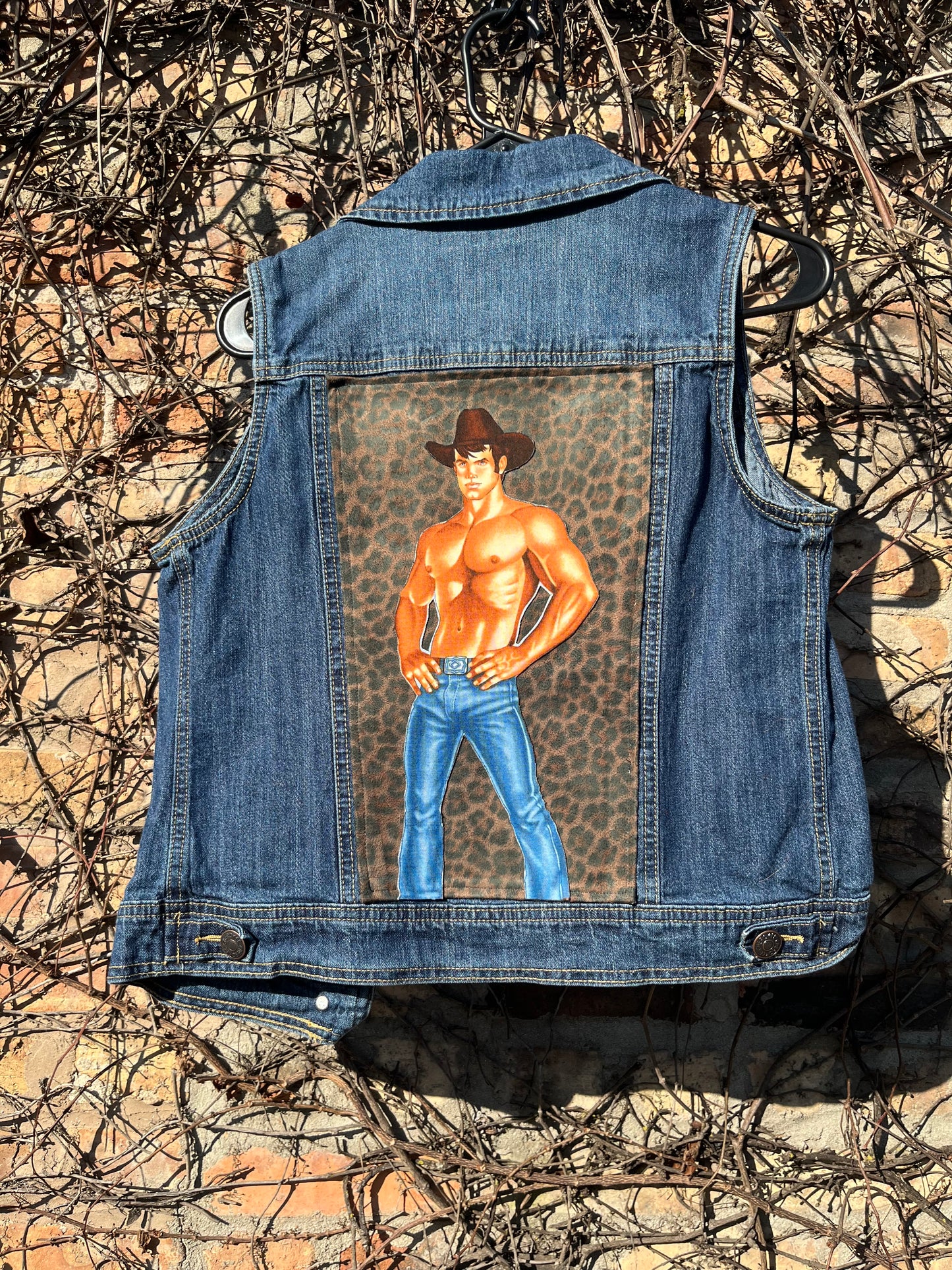 DENIM SEXY COWBOY VEST