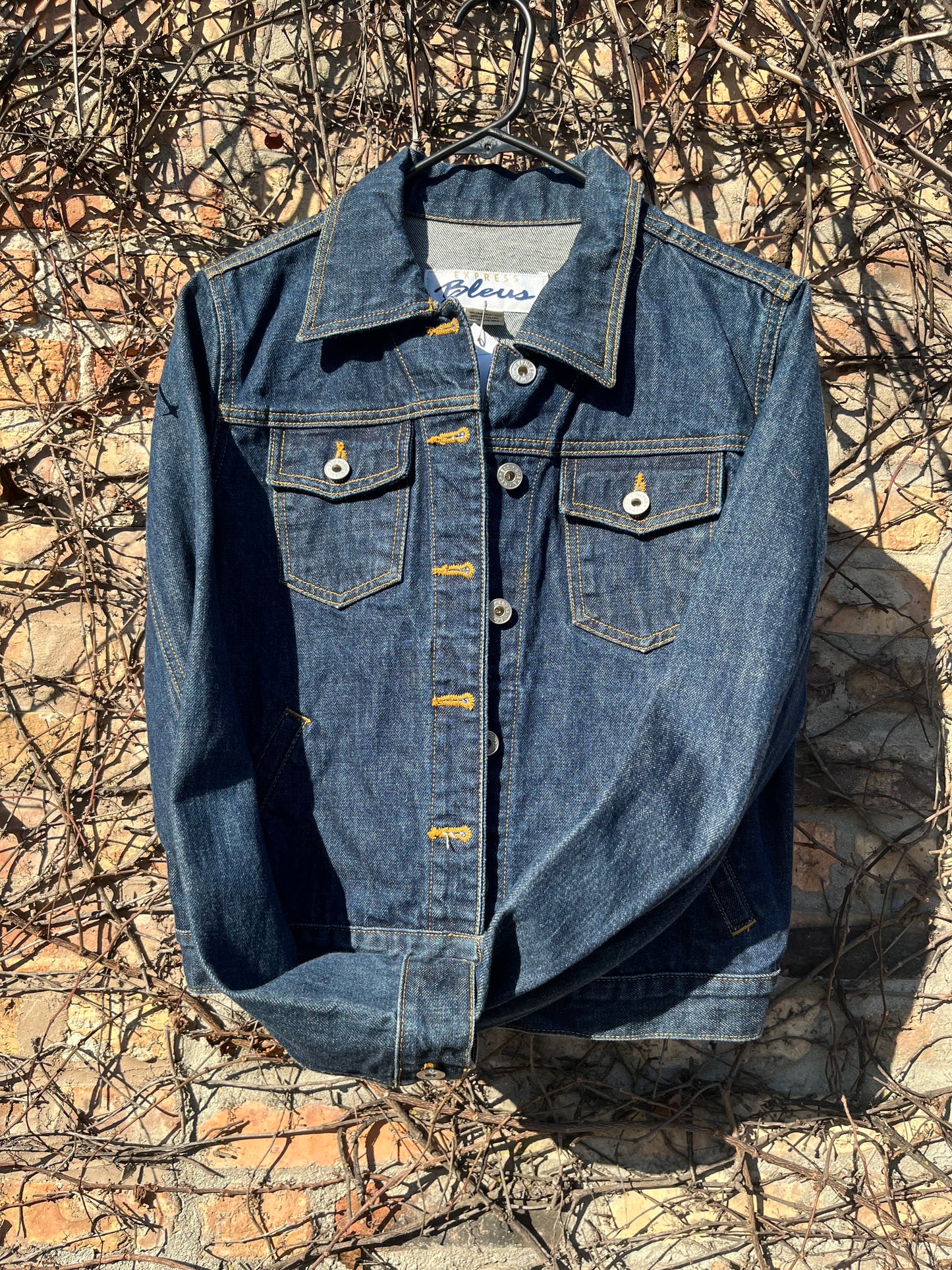 SOFT LEOPARD STIFF DENIM JACKET