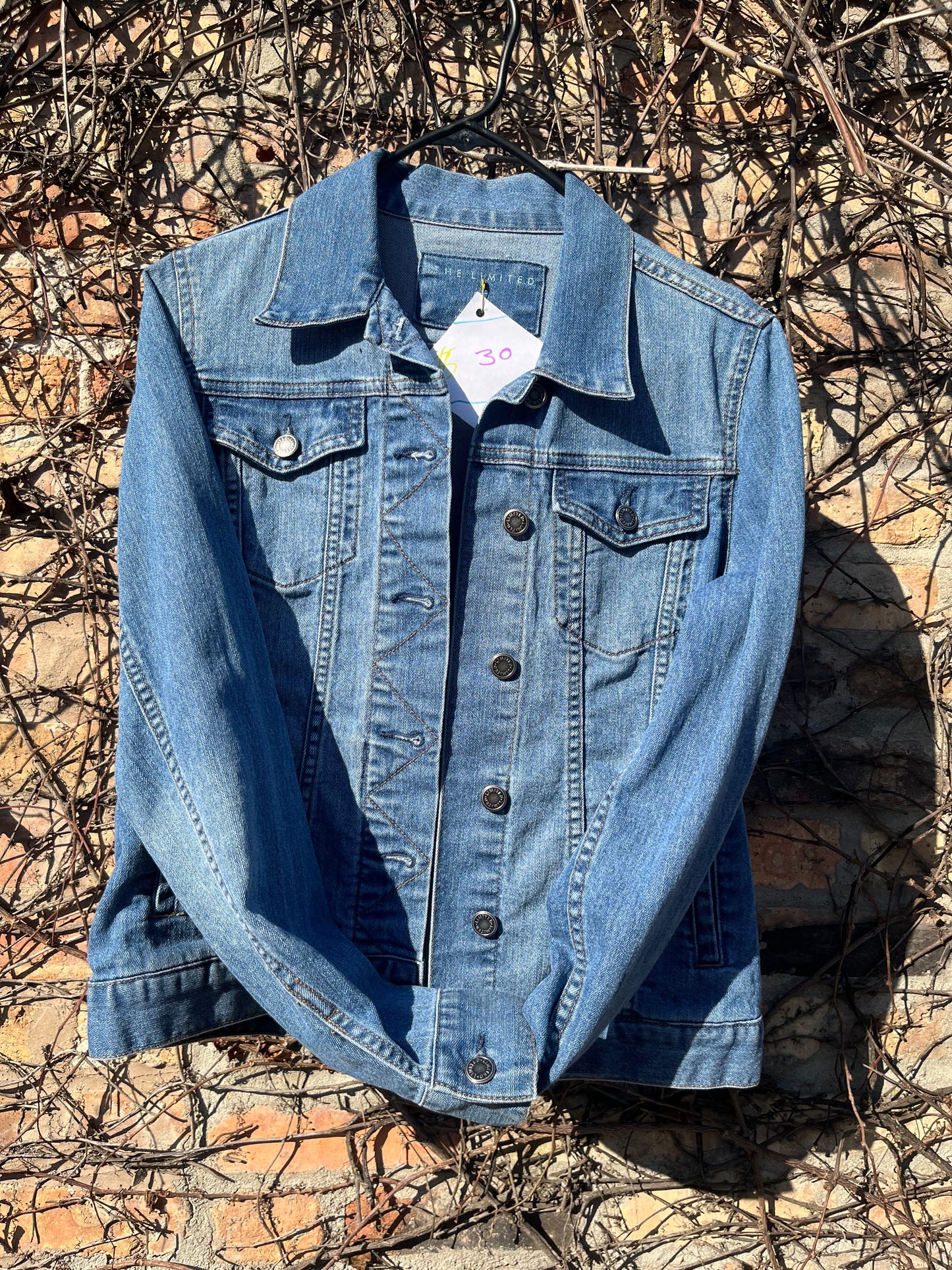 PINK AND GREEN LEOPARD AND SKULL DENIM JACKET
